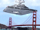 Death Star Over San Francisco